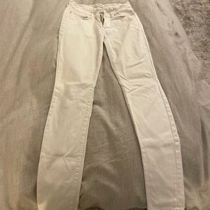 7 for all mankind white skinny jeans size 27